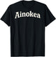 Ainokea Hawaiian On Back Only T-Shirt - T-Shirt | Black