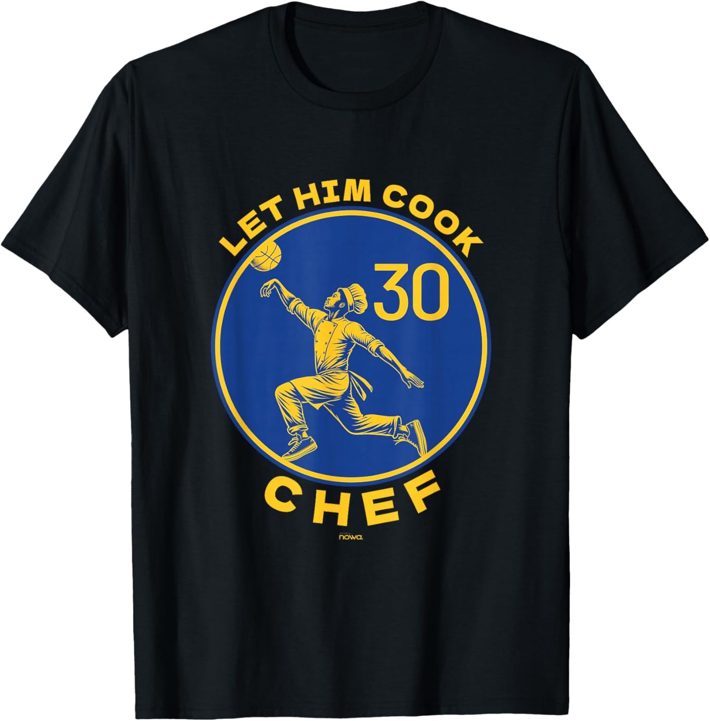 Let the Chef Cook Funny Basketball Court Legend Motivation T-Shirt - T-Shirt | Black
