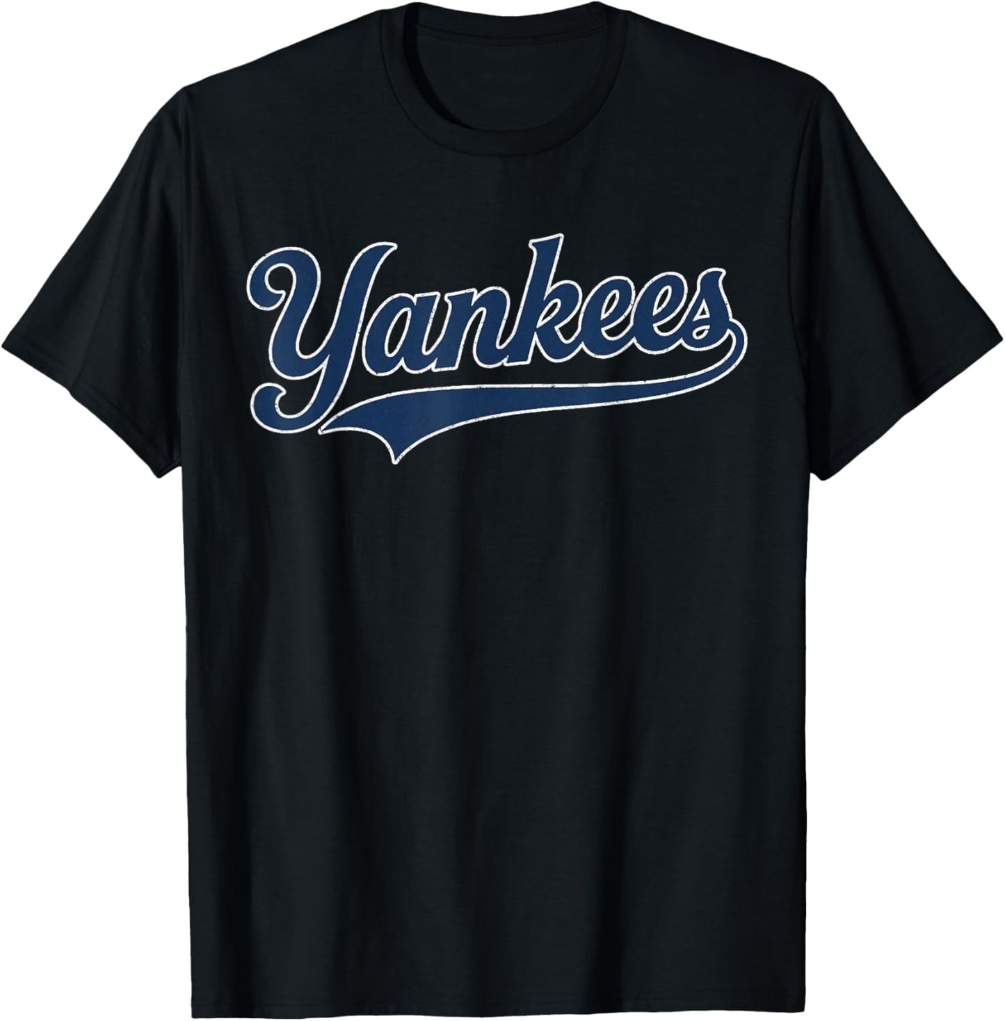 Yankees Vintage Retro Style , Classic 70s & 80s Yankees T-Shirt - T-Shirt | Black
