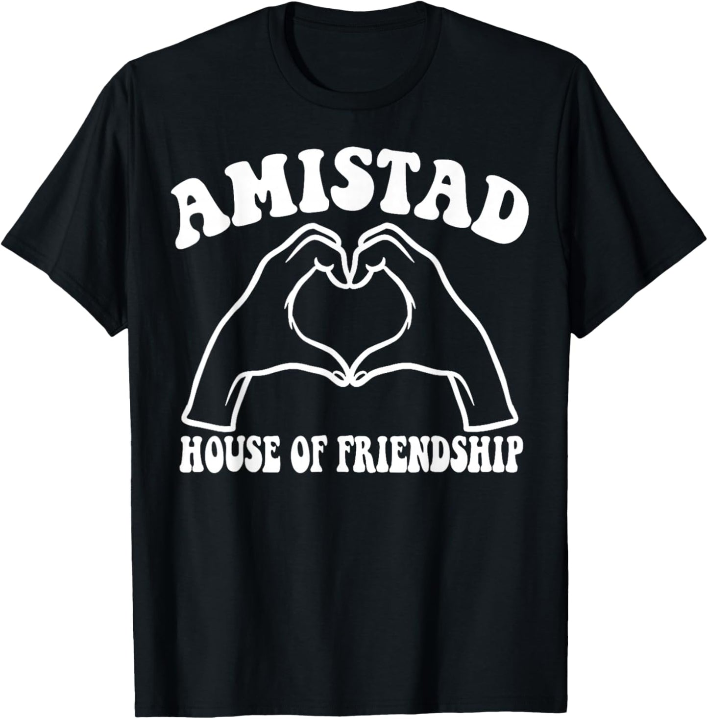 AMISTAD House of Friendship, RCA Friendly School Spirit T-Shirt - T-Shirt | Black