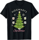 Harry Potter Hogwarts Christmas Tree T-Shirt - T-Shirt | Black