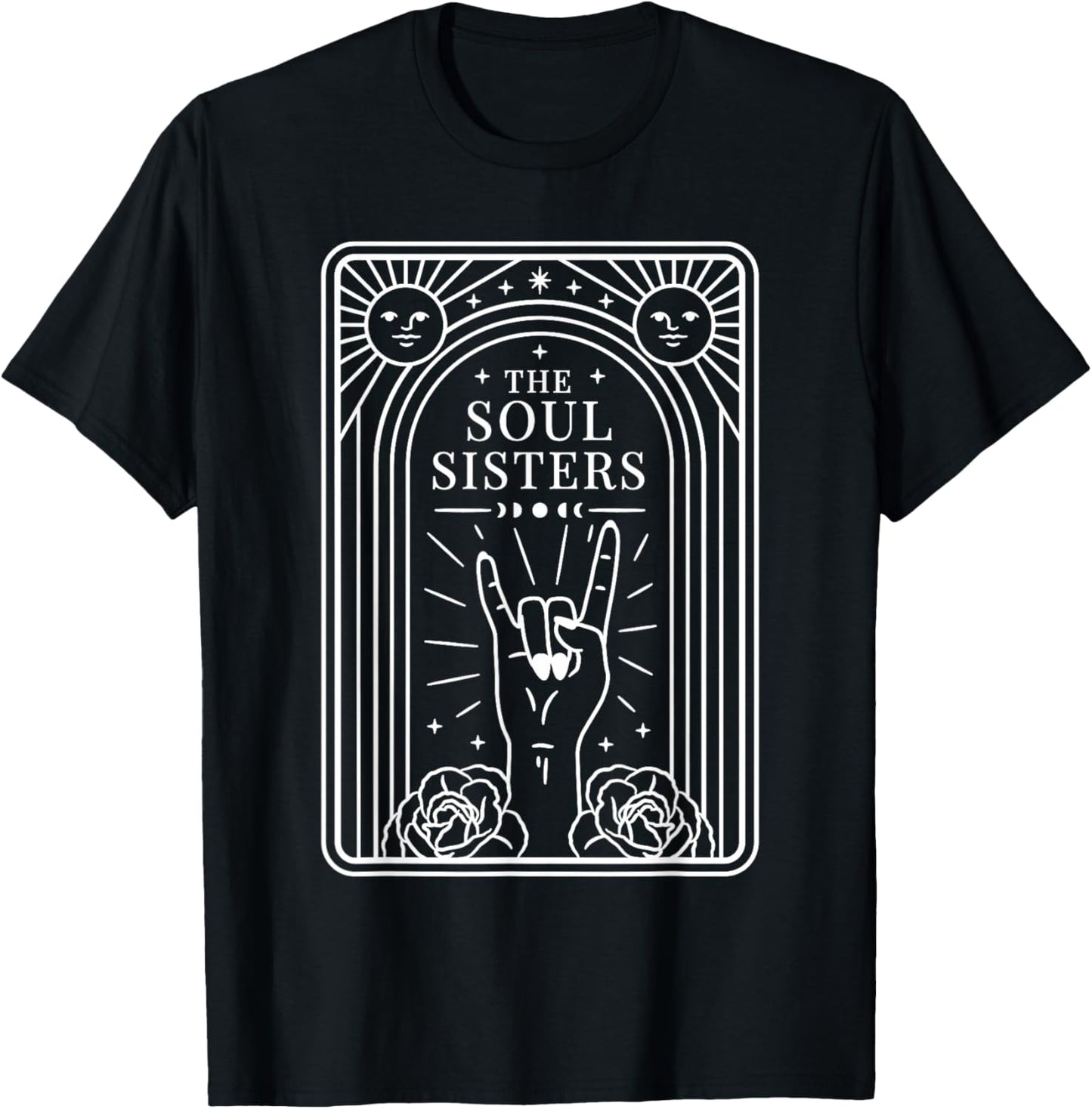 The Soul Sisters Tarot Card T-Shirt - T-Shirt | Black