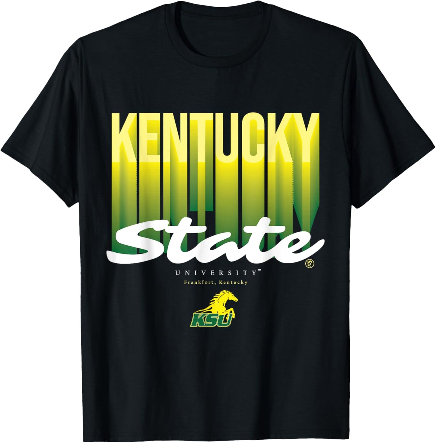 The Yard Essentials - Kentucky State University - KSU Fade T-Shirt - T-Shirt | Black