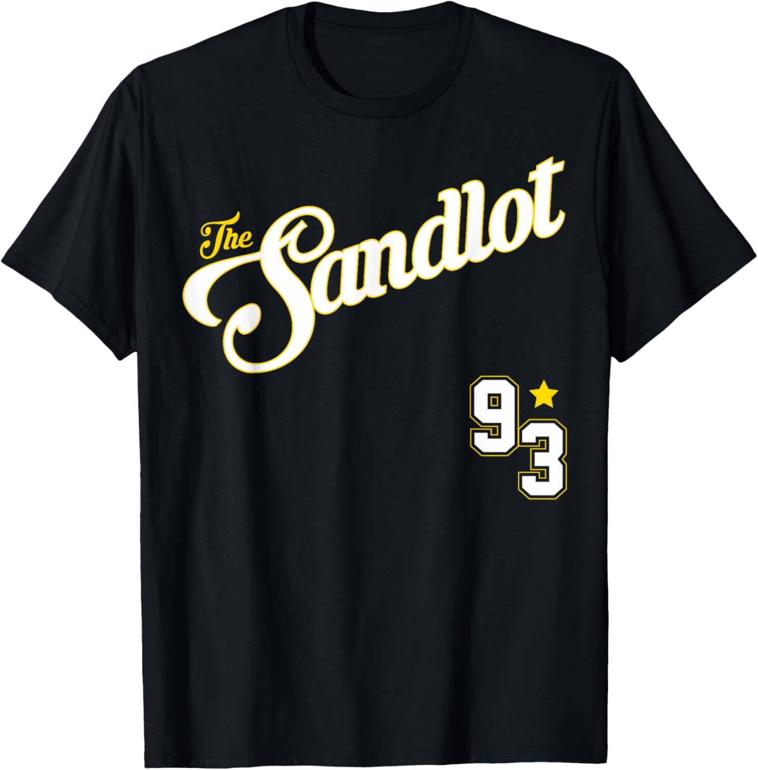 The Sandlot 93 Jersey T-Shirt - T-Shirt | Black