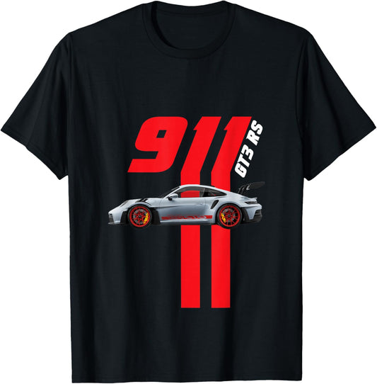 Iconic Racing Car 911 GT3 RS Meme Coin Motorsport SE T-Shirt - T-Shirt | Black