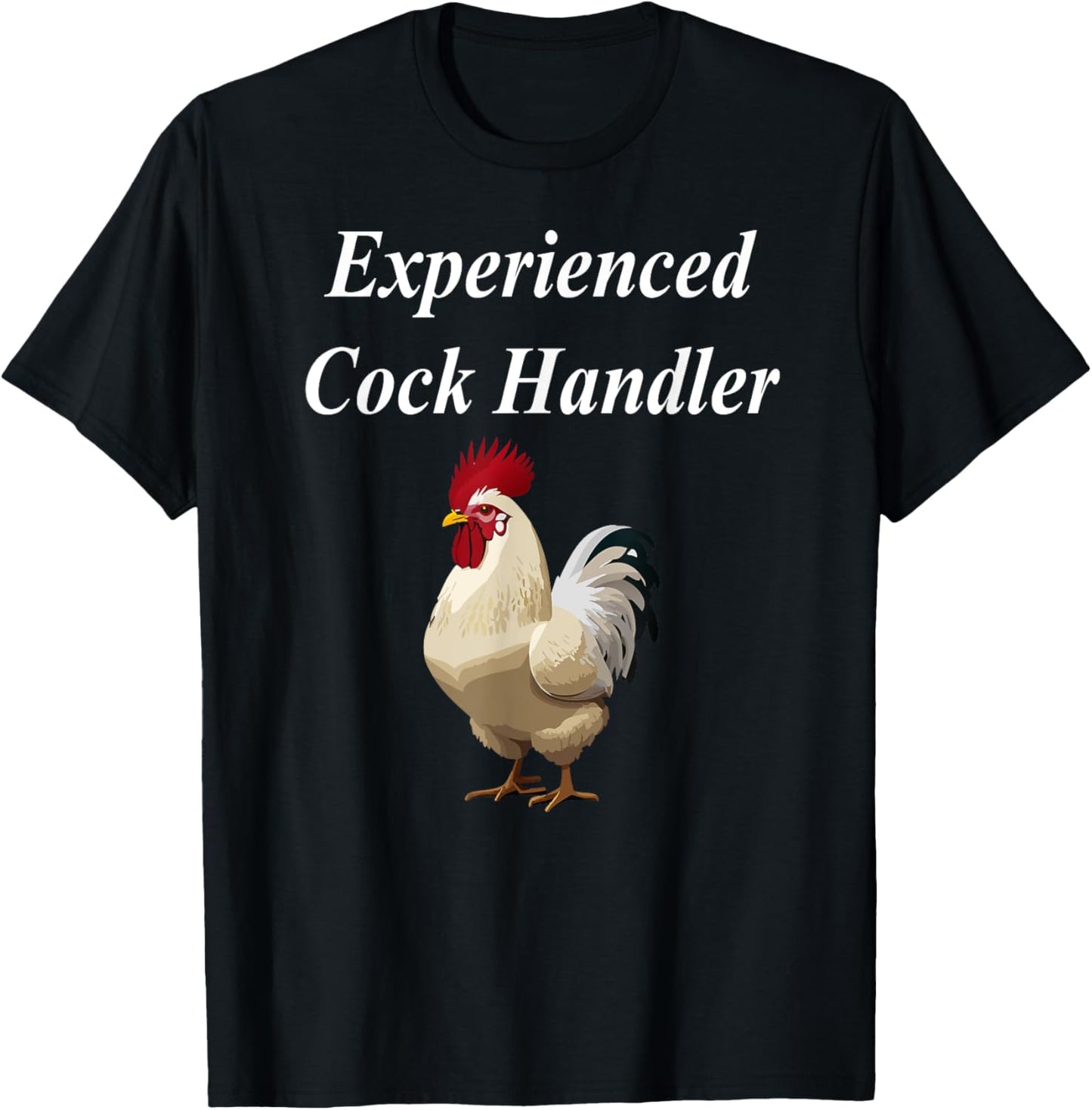 Experienced Cock Handler Funny Raunchy Cougar Adult MILF T-Shirt - T-Shirt | Black