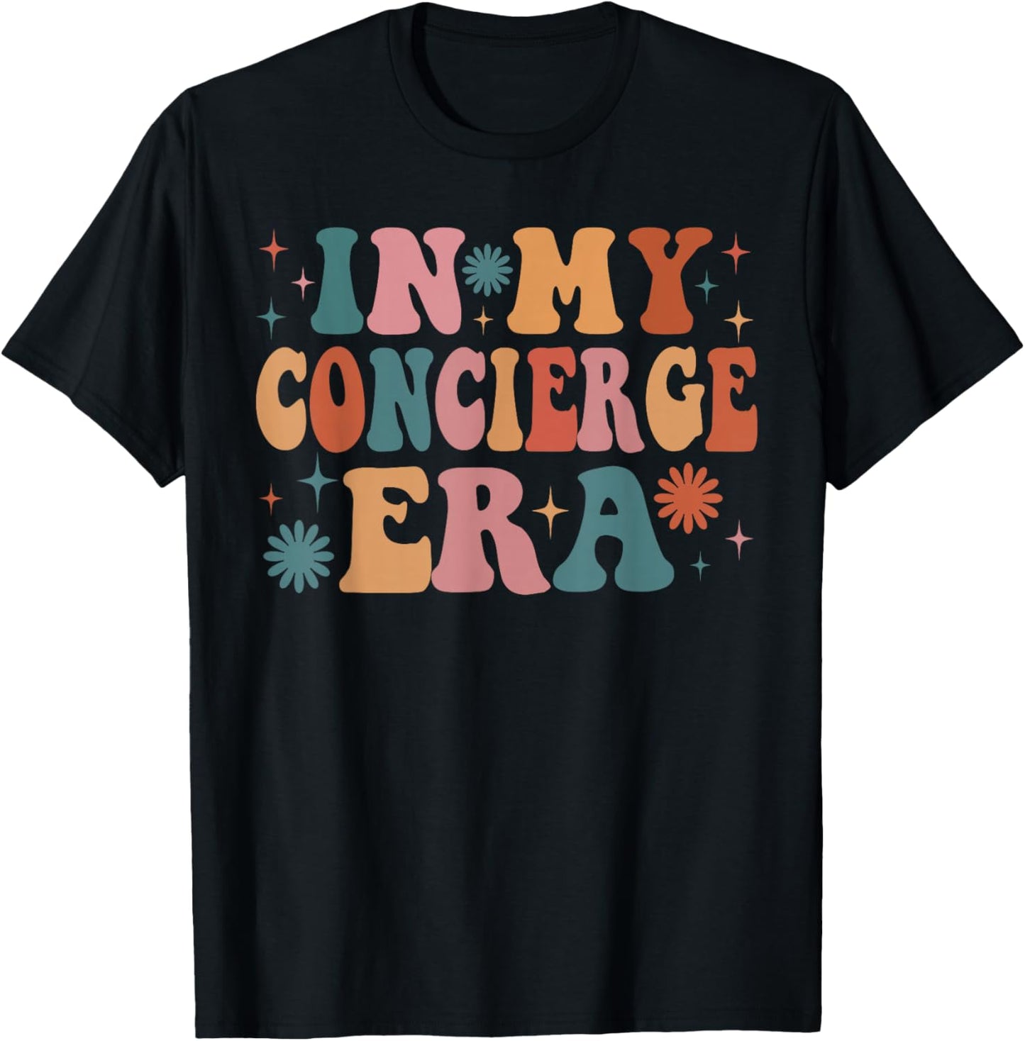 In My Concierge Era Funny Women Christmas Presents T-Shirt - T-Shirt | Black