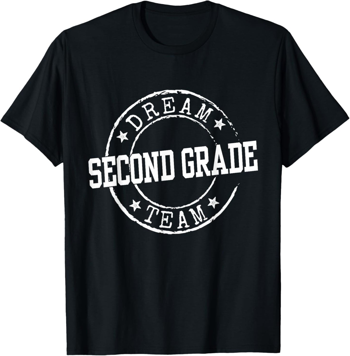 Second Grade Dream Team 2nd Grade Gifts For Teacher Funny T-Shirt - T-Shirt | Black