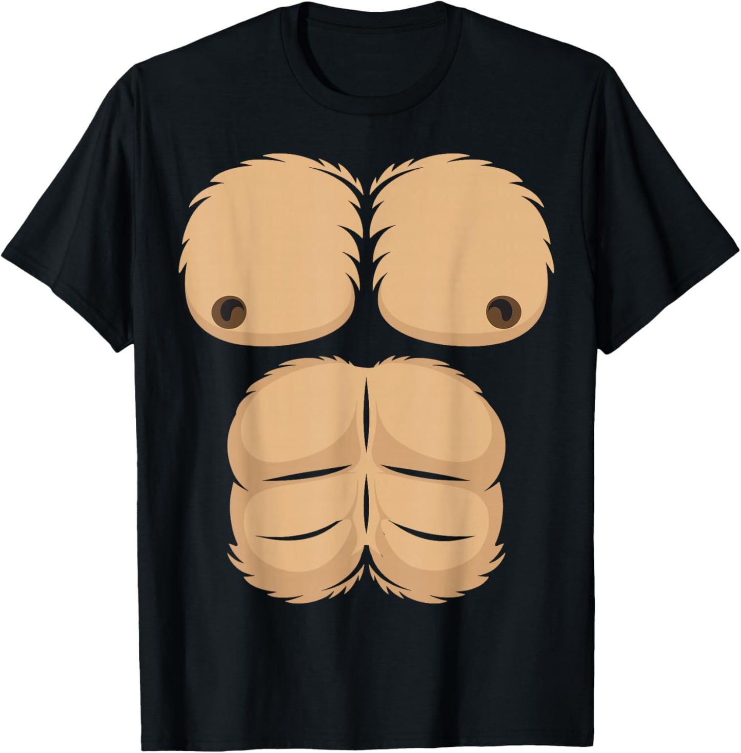Monkey Gorilla Costume Halloween T-Shirt - T-Shirt | Black