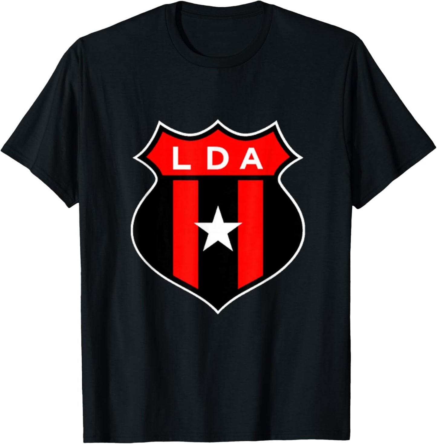 Liga Alajuelense -Adults & -Kids Black Modern Sport T-Shirt - T-Shirt | Black