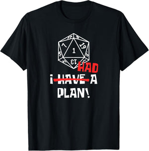 J'avais Un Plan T-Shirt - T-Shirt | Black