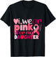 I Wear Pink For My Daughter Breast Cancer Awareness T-Shirt - T-Shirt | Black