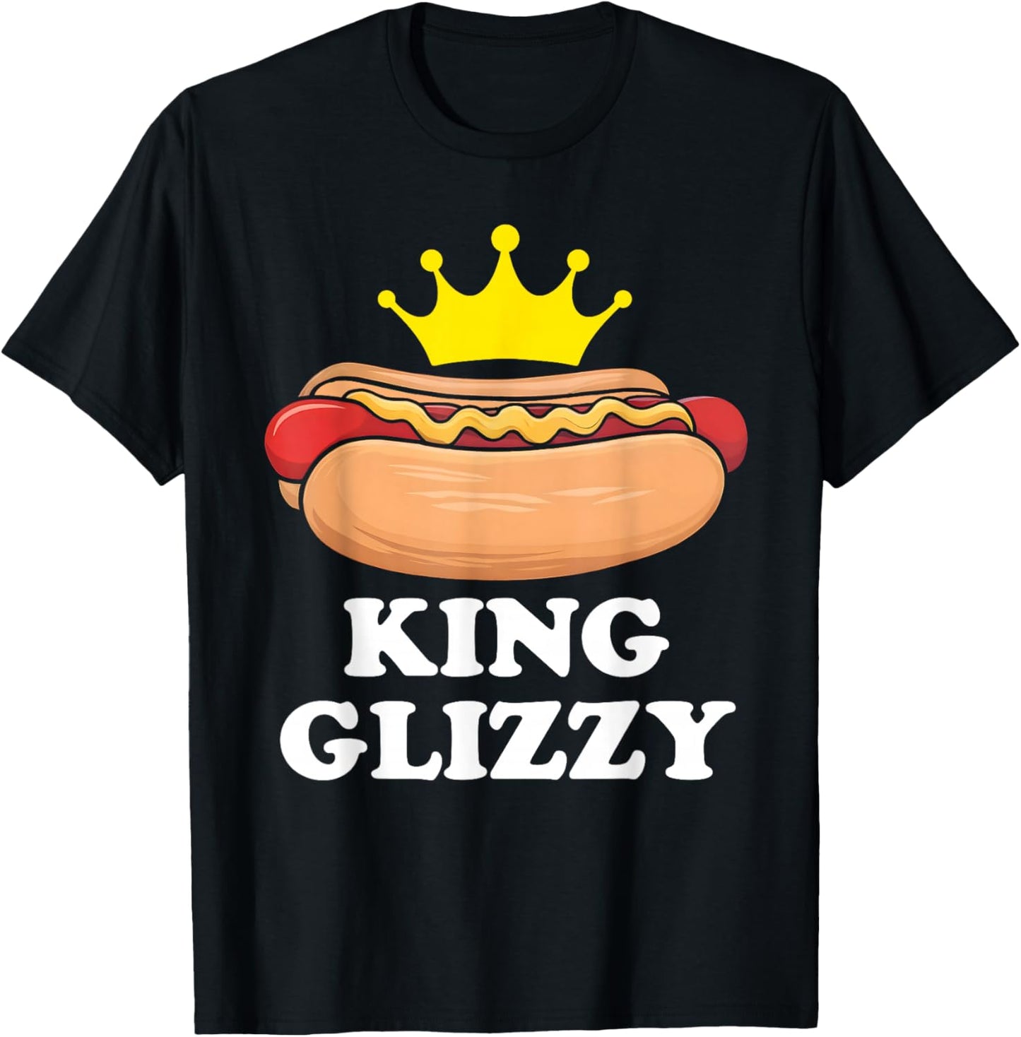 King Glizzy Funny Glizzy Gobbler Meme Hot Dog Women Kids T-Shirt - T-Shirt | Black