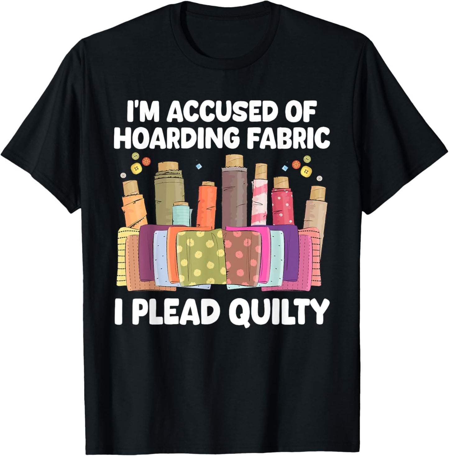Funny Quilting Art Women Sewer Quilt Sewing Quilter T-Shirt - T-Shirt | Black