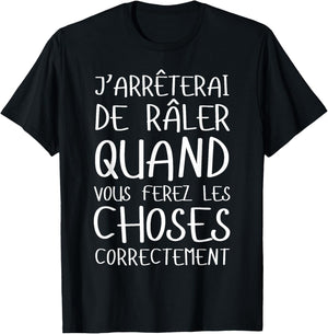 Railing Do Things Right Railer Humor T-Shirt - T-Shirt | Black