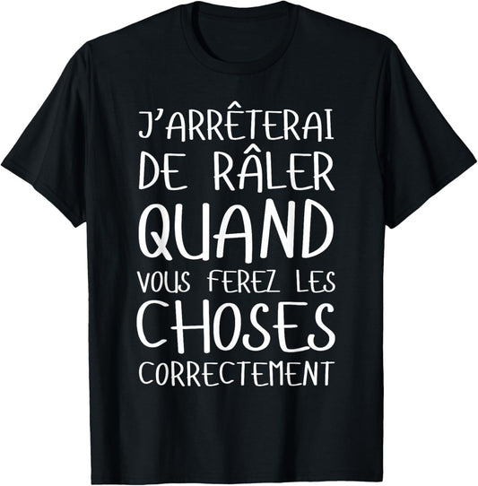 Railing Do Things Right Railer Humor T-Shirt - T-Shirt | Black