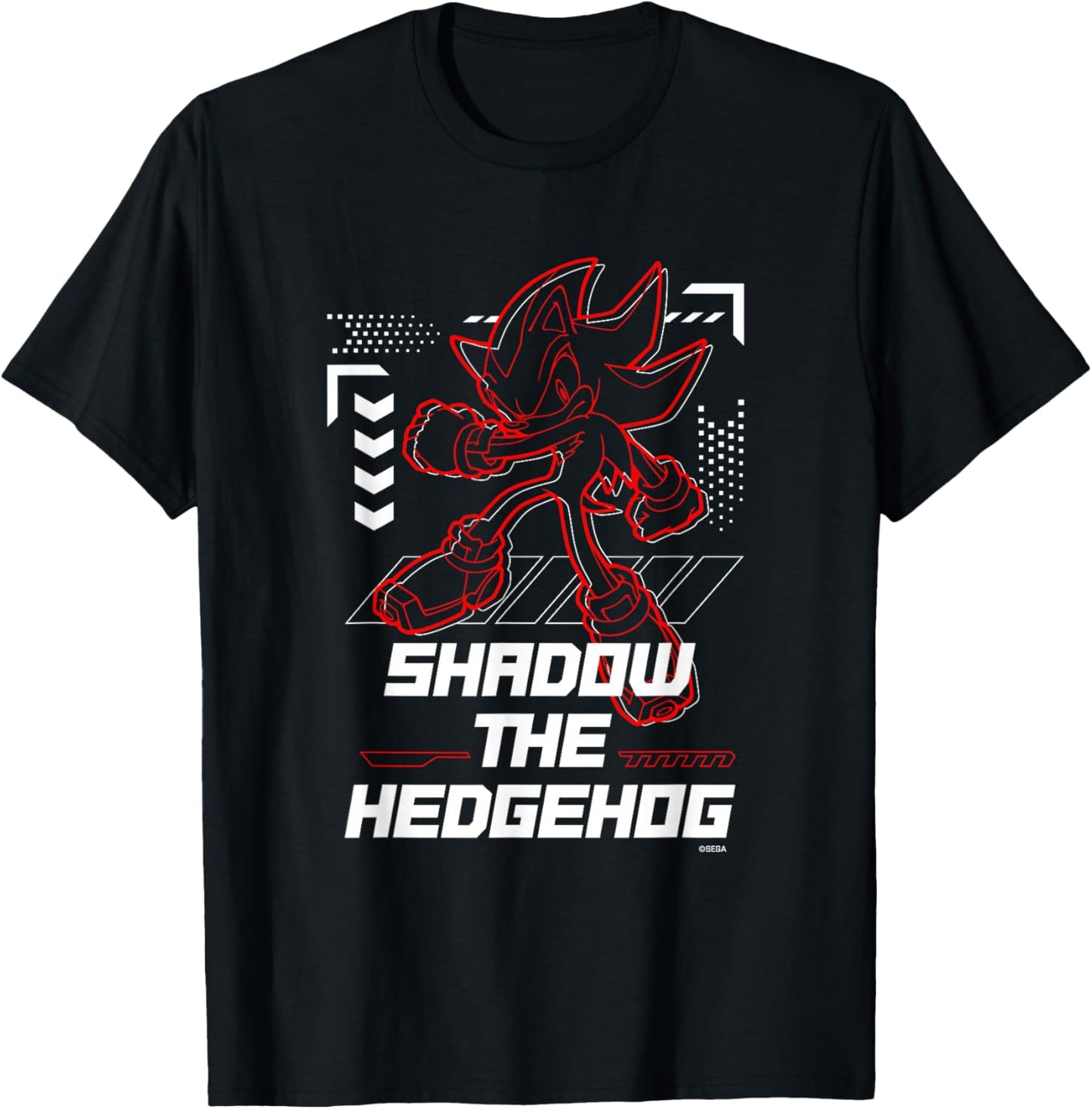 Sonic the Hedgehog Shadow Dark Energy T-Shirt - T-Shirt | Black
