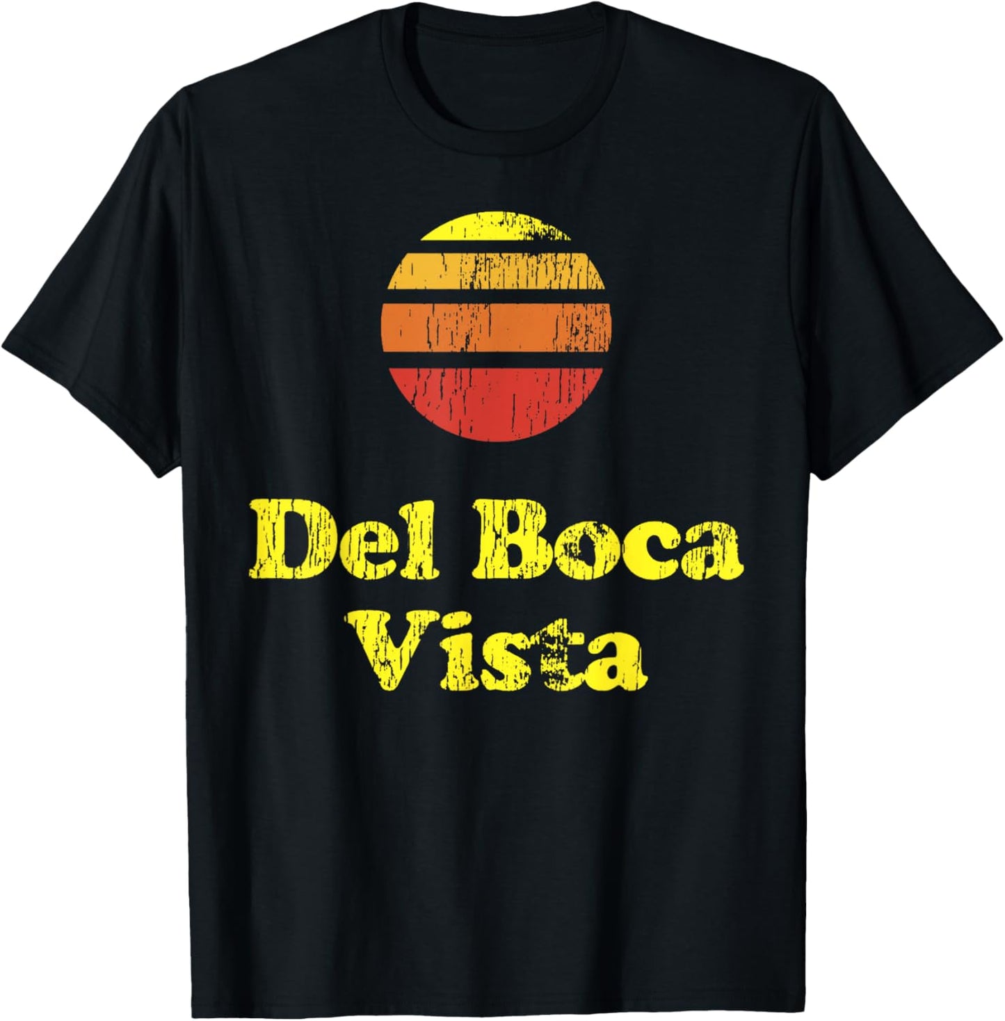 Vintage Del Boca Vista Del Boca Vista Sunset T-Shirt - T-Shirt | Black