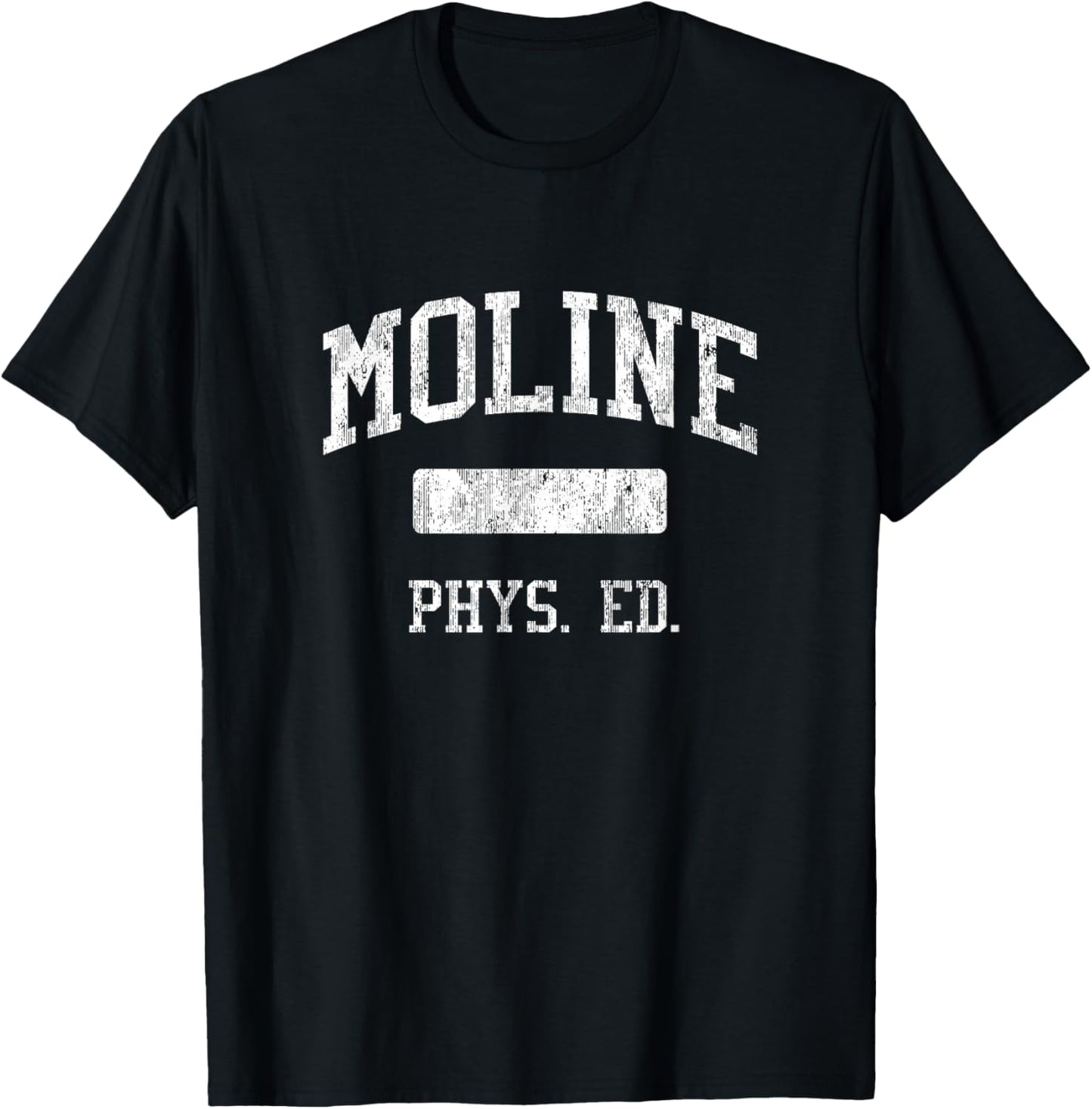 Moline High School HS Moline IL PHYS Ed T-Shirt - T-Shirt | Black