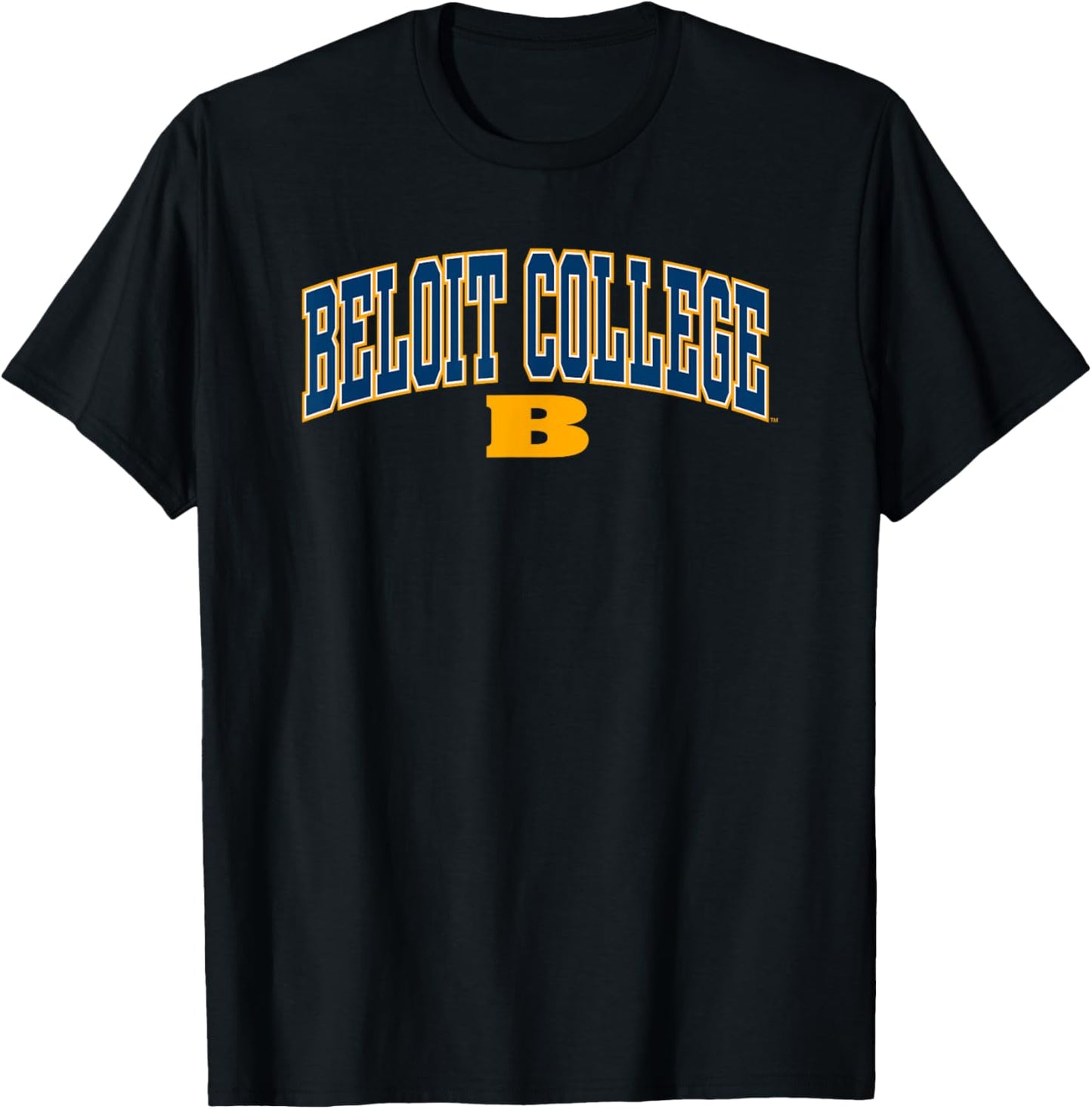 Beloit Buccaneers Arch Over Officially Licensed T-Shirt - T-Shirt | Black