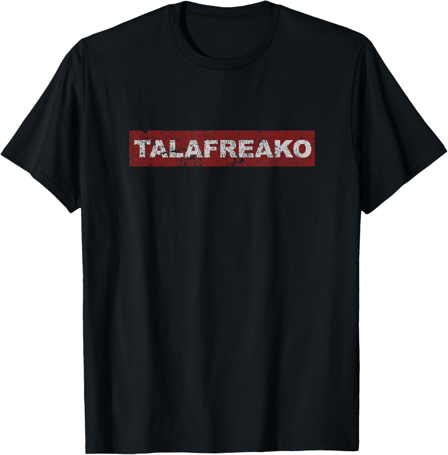 TALAFREAKO Support Red Bar T-Shirt - T-Shirt | Black