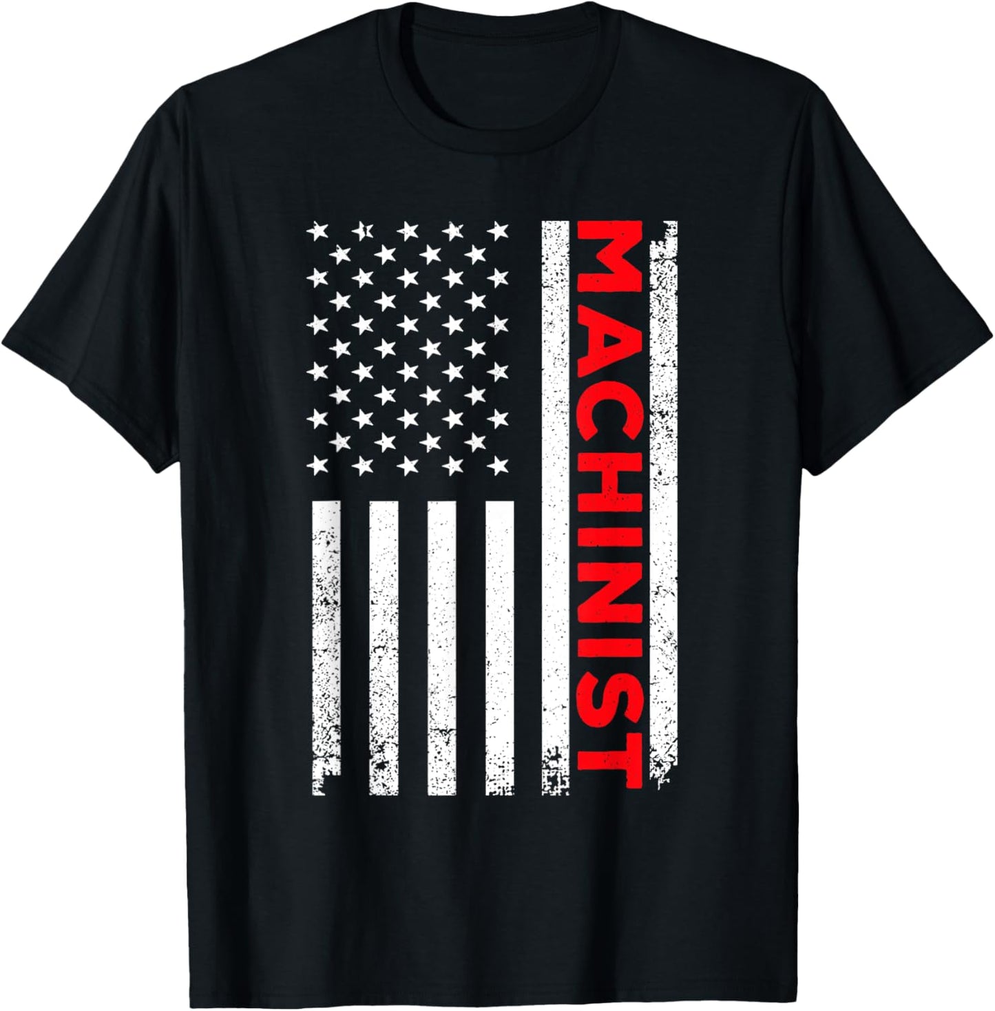 Machinist Art Dad Machine Operator CNC Machinist T-Shirt - T-Shirt | Black