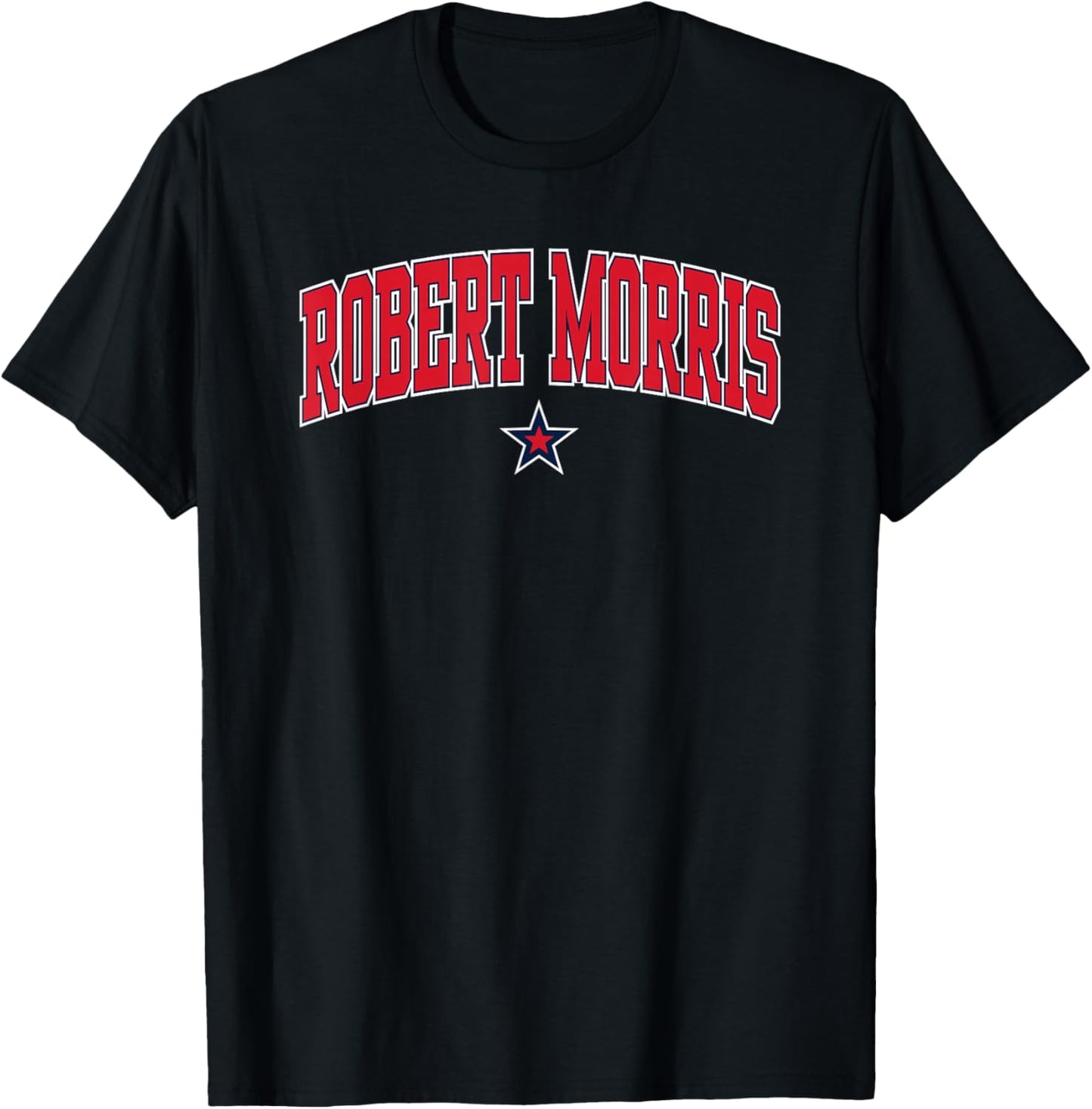 Robert Morris Colonials Arch Over Officially Licensed T-Shirt - T-Shirt | Black