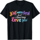 Funny Teacher Shirt Y'all were Feral But I Lowkey Love You T-Shirt - T-Shirt | Black