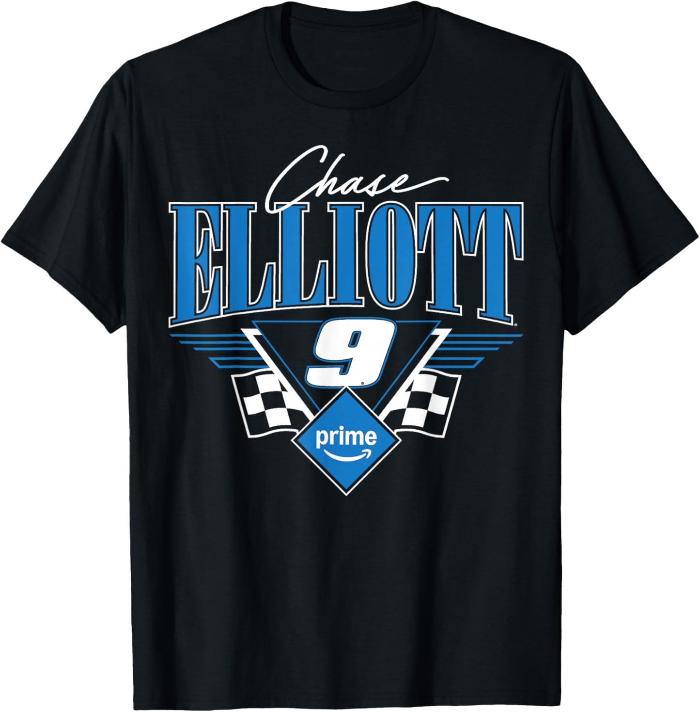 NASCAR - Chase Elliott #9 Prime Wings - Hendrick Motorsports T-Shirt - T-Shirt | Black