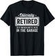 Funny Retirement - Officially Retired Dad - Retired Husband T-Shirt - T-Shirt | Black