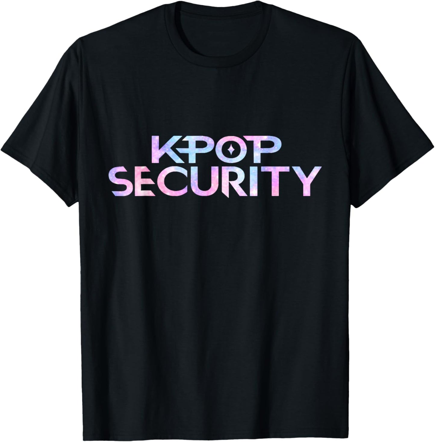K-Pop Security Mom Dad Kids Funny Birthday Concert Staff T-Shirt - T-Shirt | Black