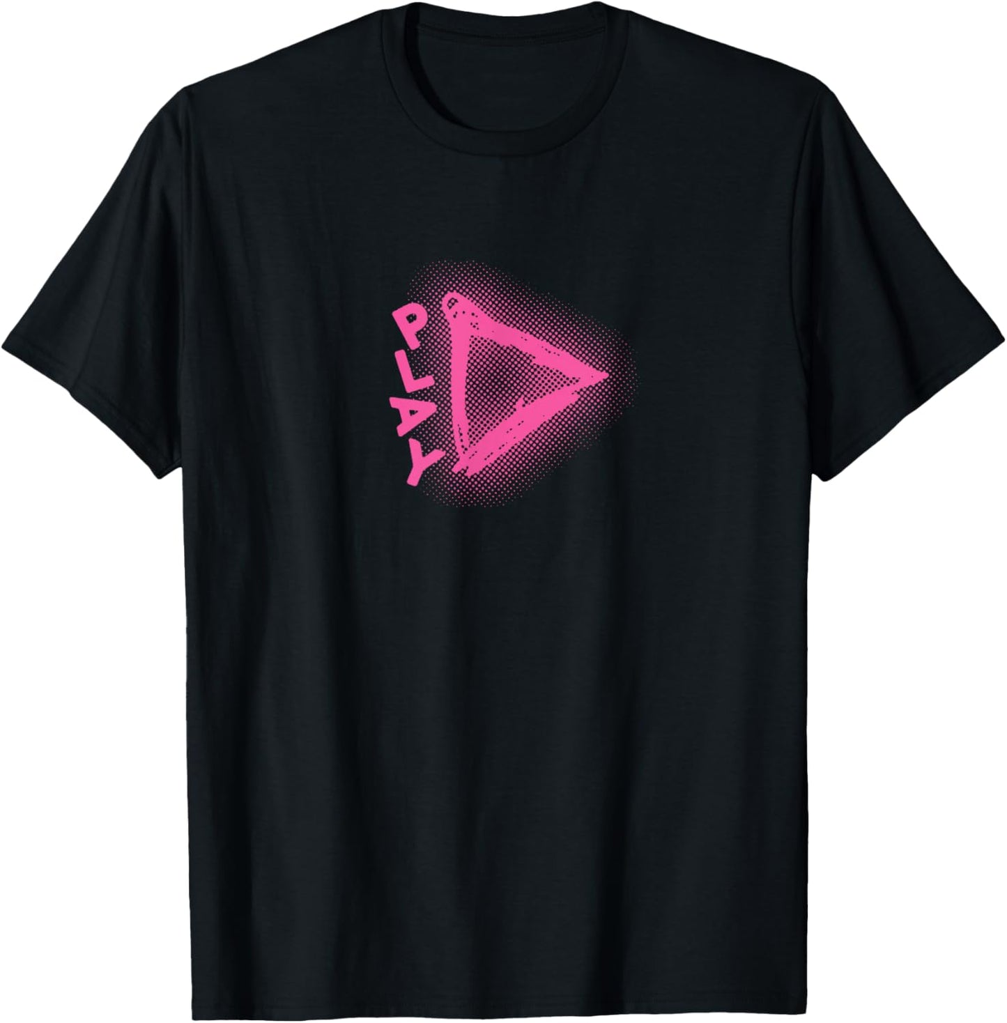 Ed Sheeran Play Logo Stacked T-Shirt - T-Shirt | Black