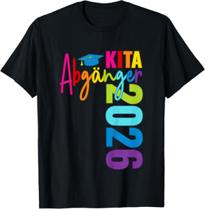 with German Text "Abgänger 2026" T-Shirt - T-Shirt | Black