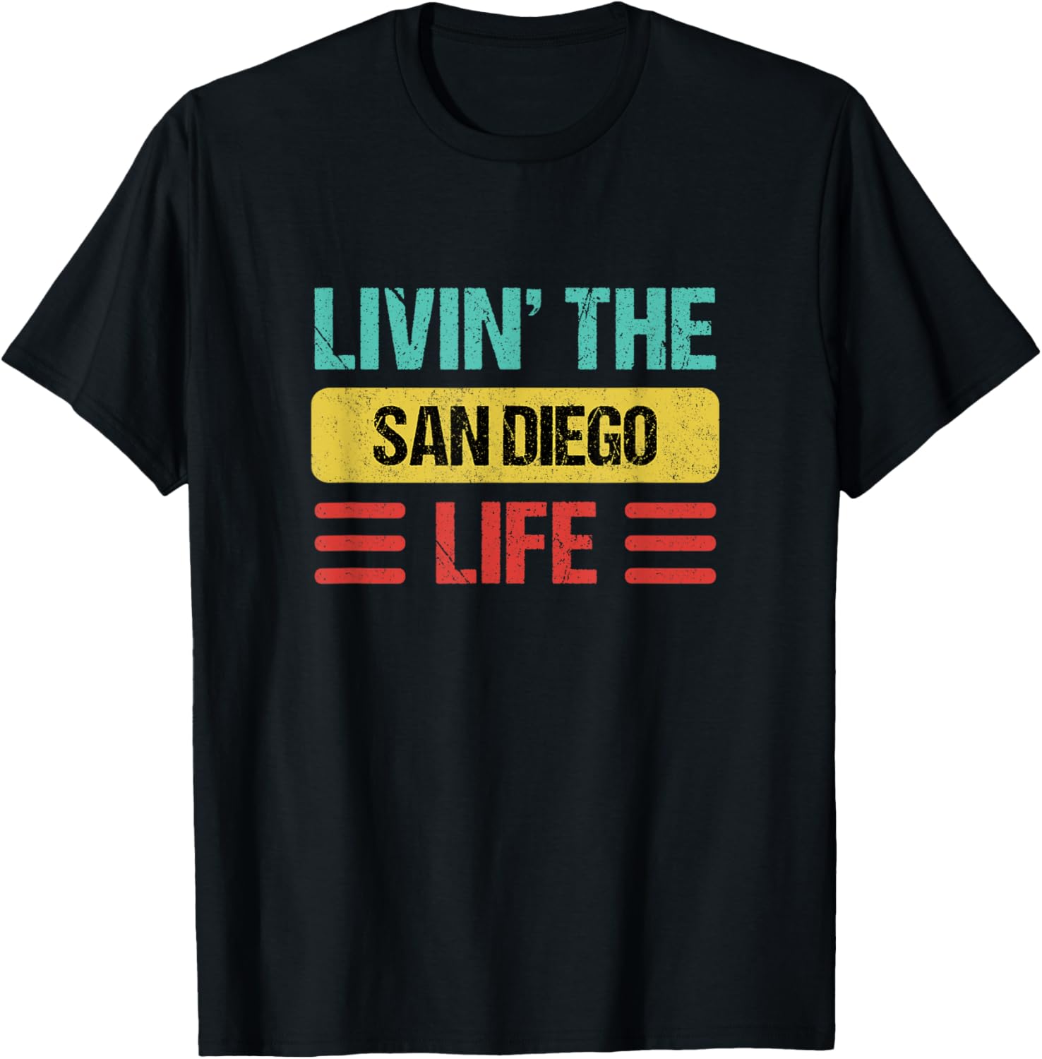 San Diego T-Shirt - T-Shirt | Black
