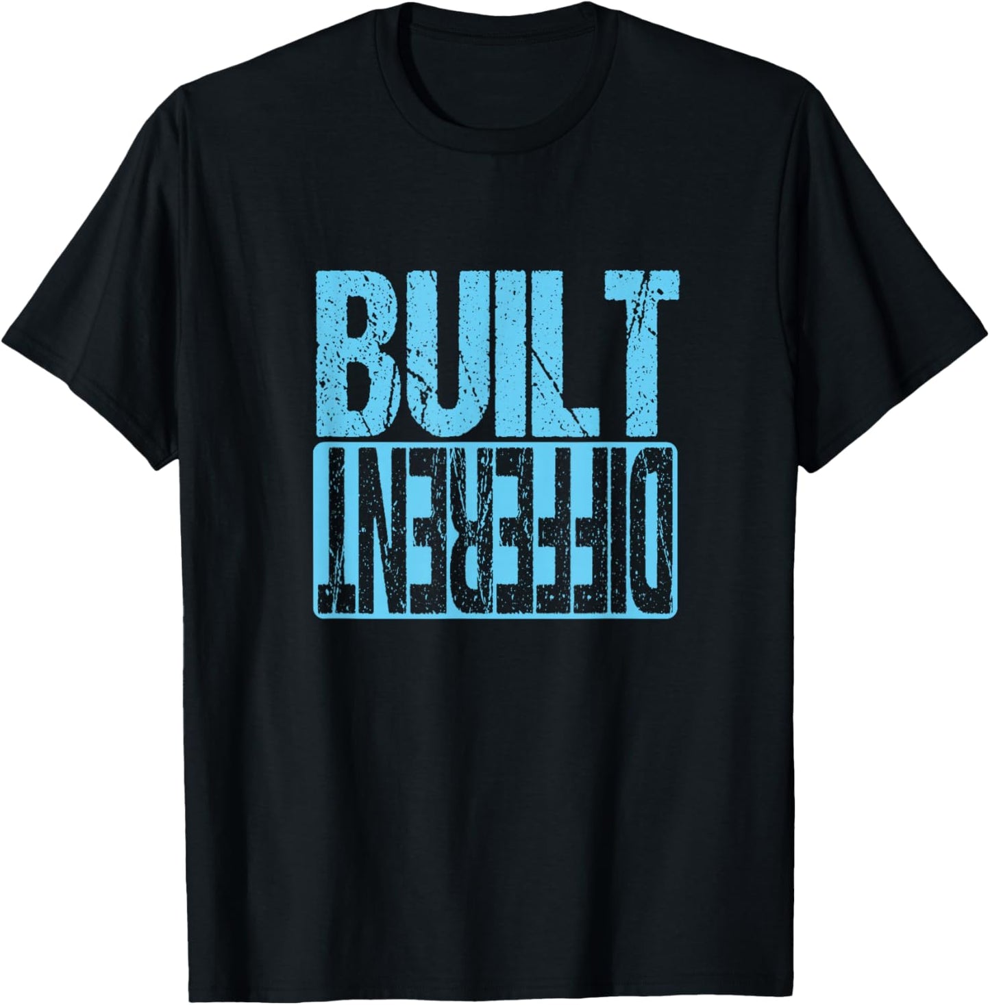 Match Blue Color -Adult Retro-Modern Black Small Short Sleeve T-Shirt - T-Shirt | Black
