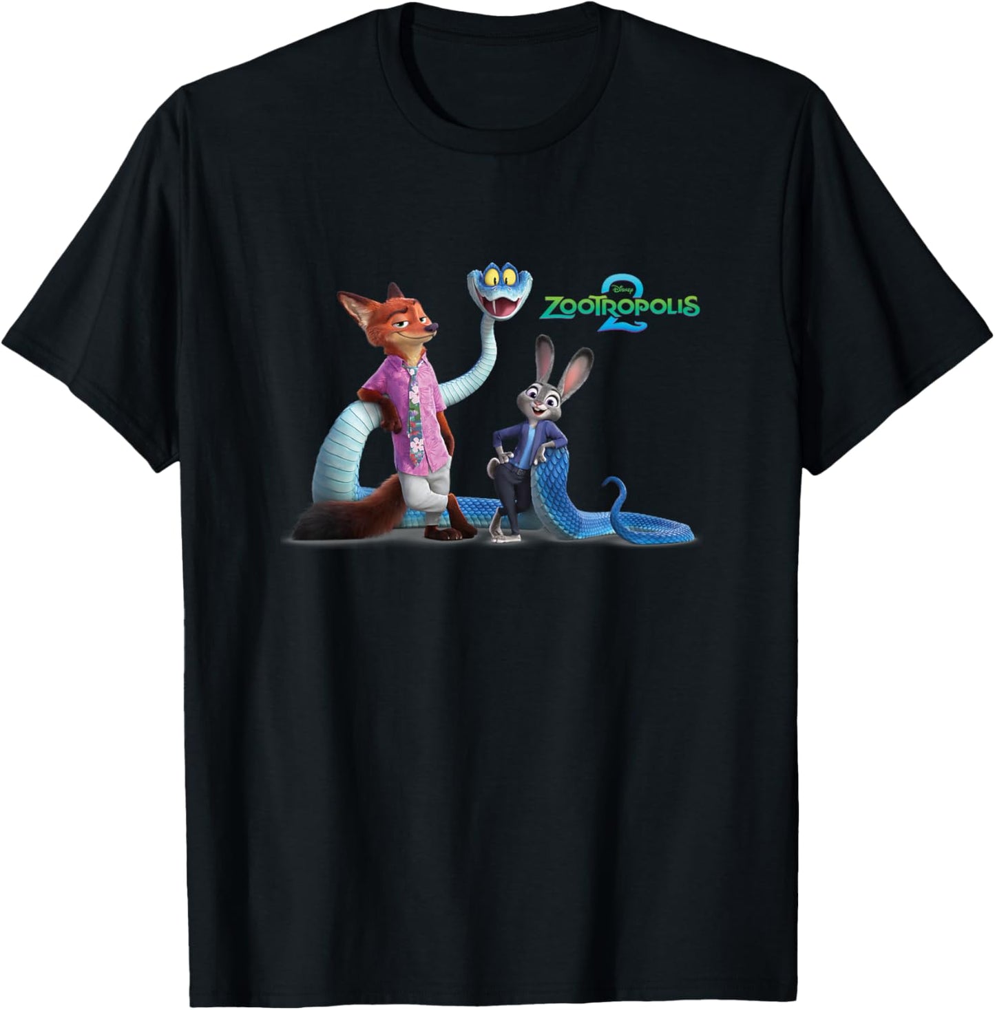 Zootopia Characters T-Shirt - T-Shirt | Black