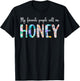 Favorite People Call Me Honey Grandma Honey Grandmother T-Shirt - T-Shirt | Black