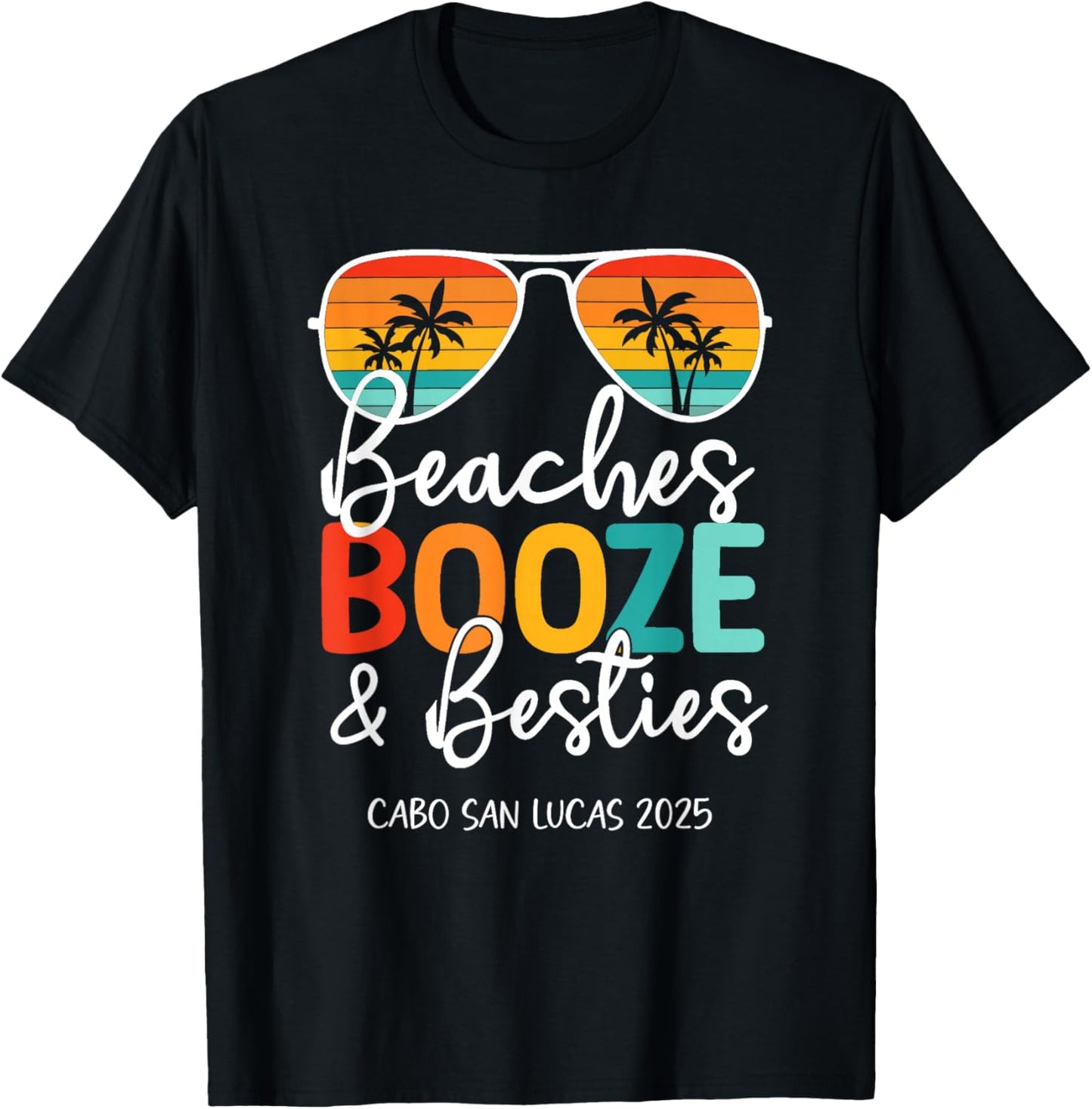 Girls Trip 2025 Cabo San Lucas Mexico Weekend Summer T-Shirt - T-Shirt | Black