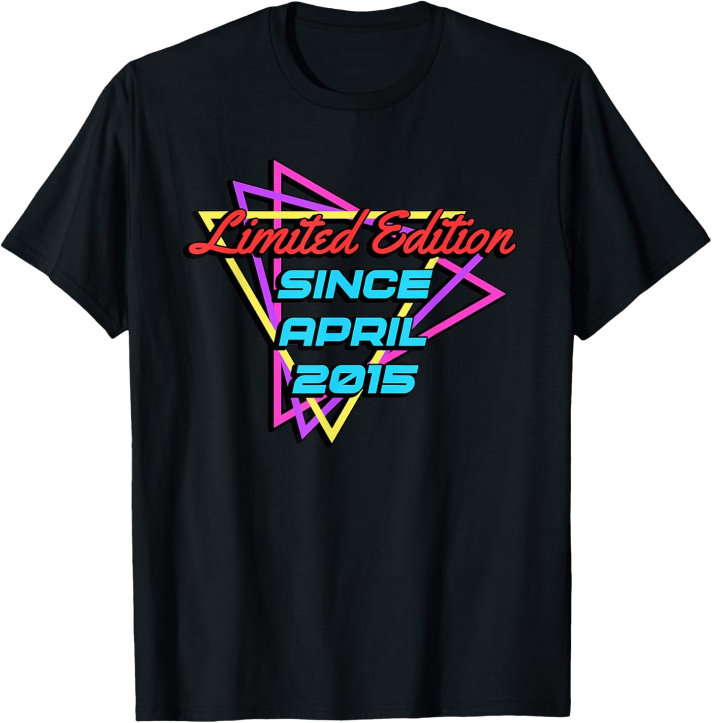 Limited Edition Since April 2015 T-Shirt - T-Shirt | Black