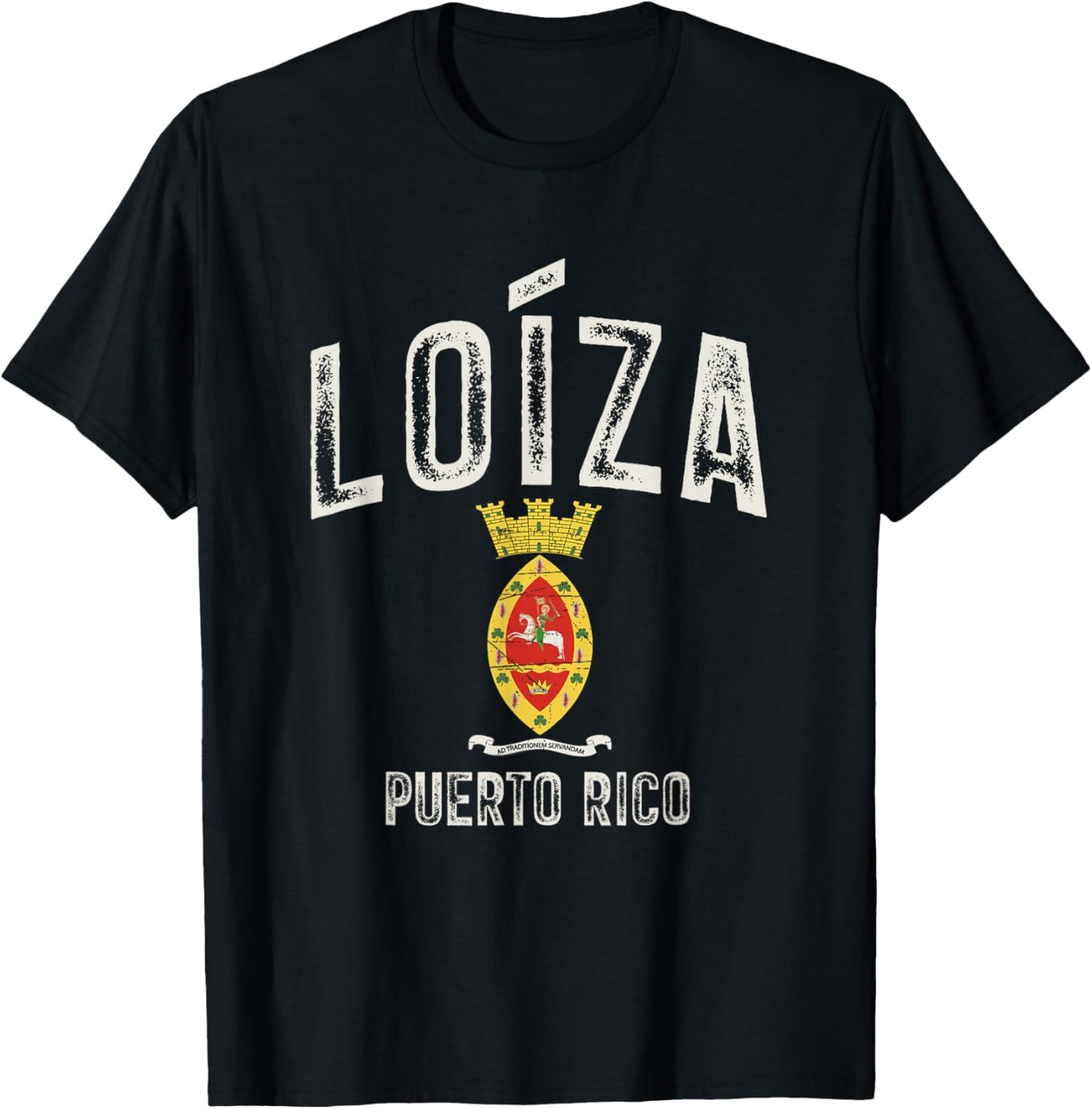 Loíza City in Puerto Rico, Loíza Armorial T-Shirt - T-Shirt | Black