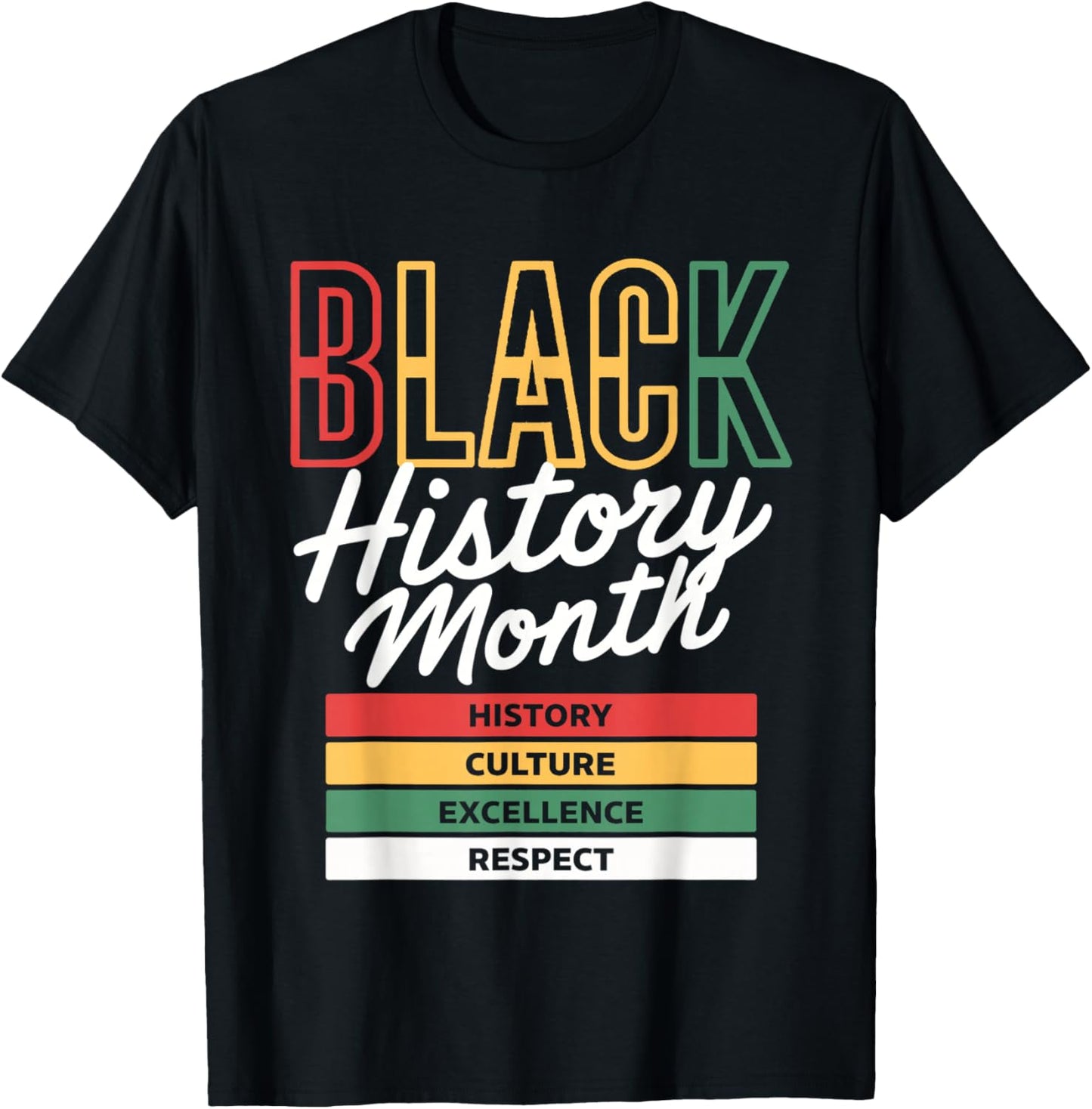 Celebrating Black History Month Afro African Men Women Kid T-Shirt - T-Shirt | Black