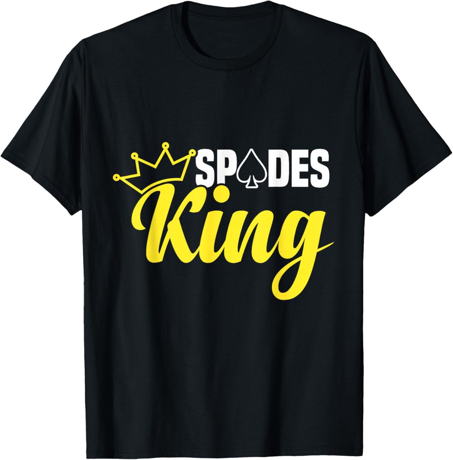 Spades Card Game | Playing Cards T-Shirt - T-Shirt | Black