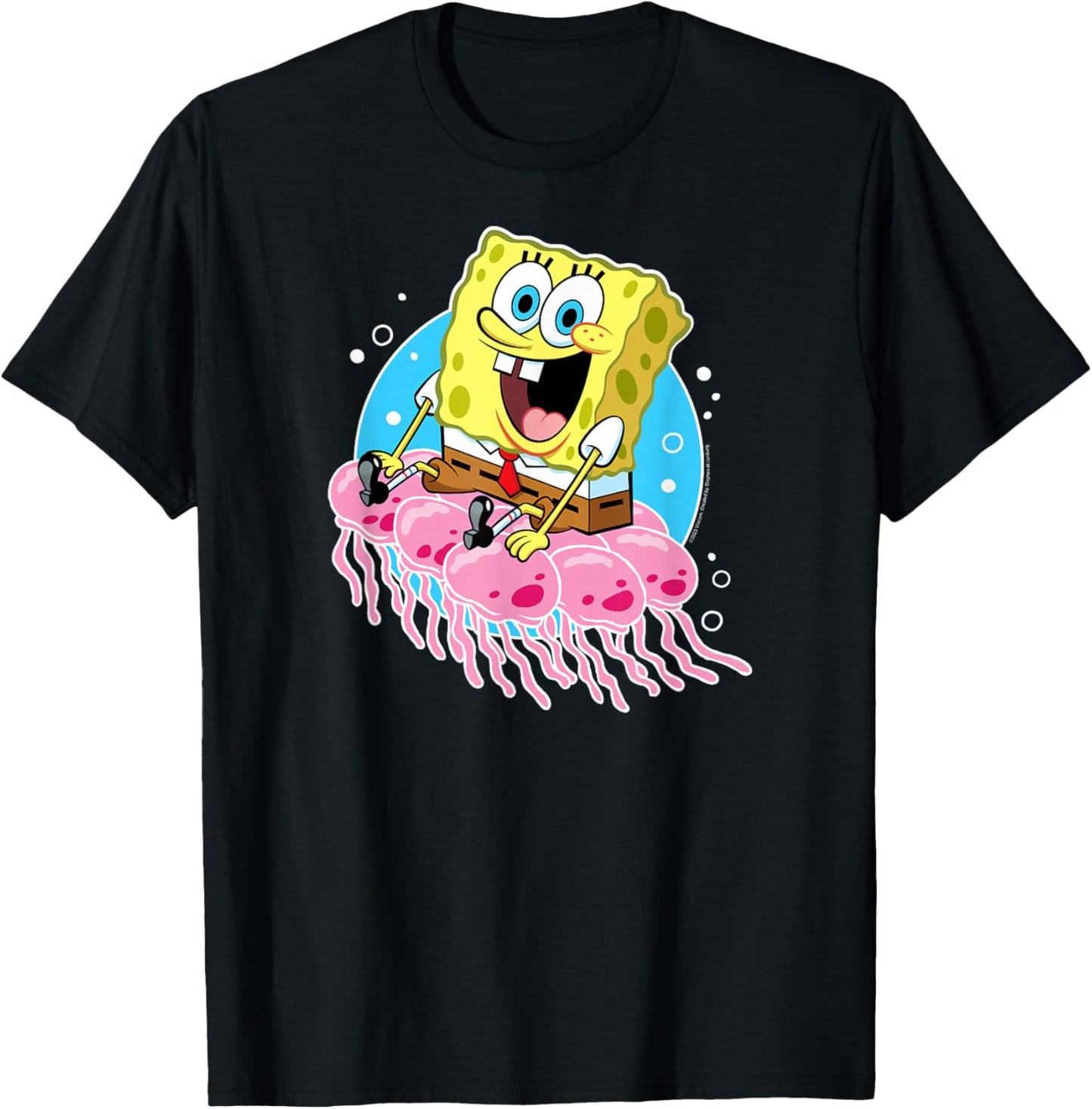 SpongeBob SquarePants - Jellyfish Ride T-Shirt - T-Shirt | Black
