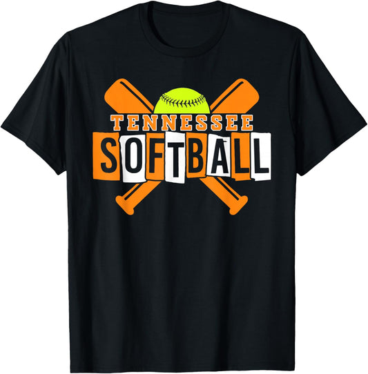 Tennessee Softball T-Shirt - T-Shirt | Black