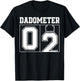 Dadometer 2 Dad of 2 Kids Second Time Father Daddy 2 T-Shirt - T-Shirt | Black