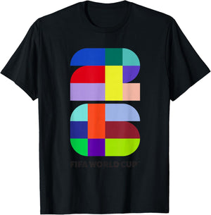 FIFA World CUP26 FIFA Host Country Logo Color T-Shirt - T-Shirt | Black