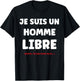Funny Quote Valentine's Day Humor Free Man Single T-Shirt - T-Shirt | Black
