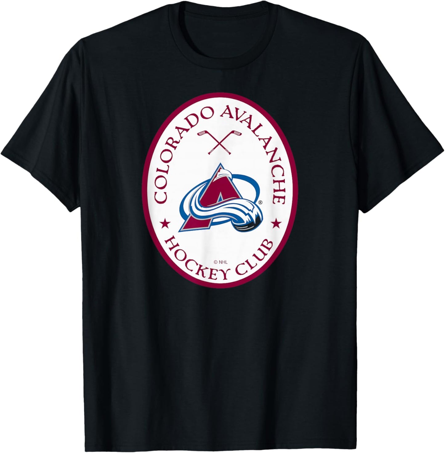 Colorado Avalanche Iconic Black Officially Licensed T-Shirt - T-Shirt | Black