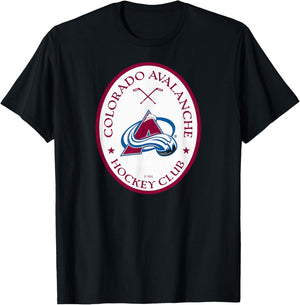 Colorado Avalanche Iconic Black Officially Licensed T-Shirt - T-Shirt | Black