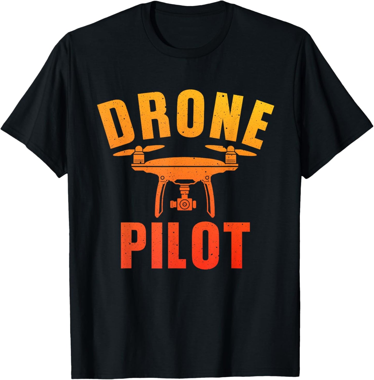 Best Drone Pilot Art Women Drone Enthusiast RC Drone T-Shirt - T-Shirt | Black